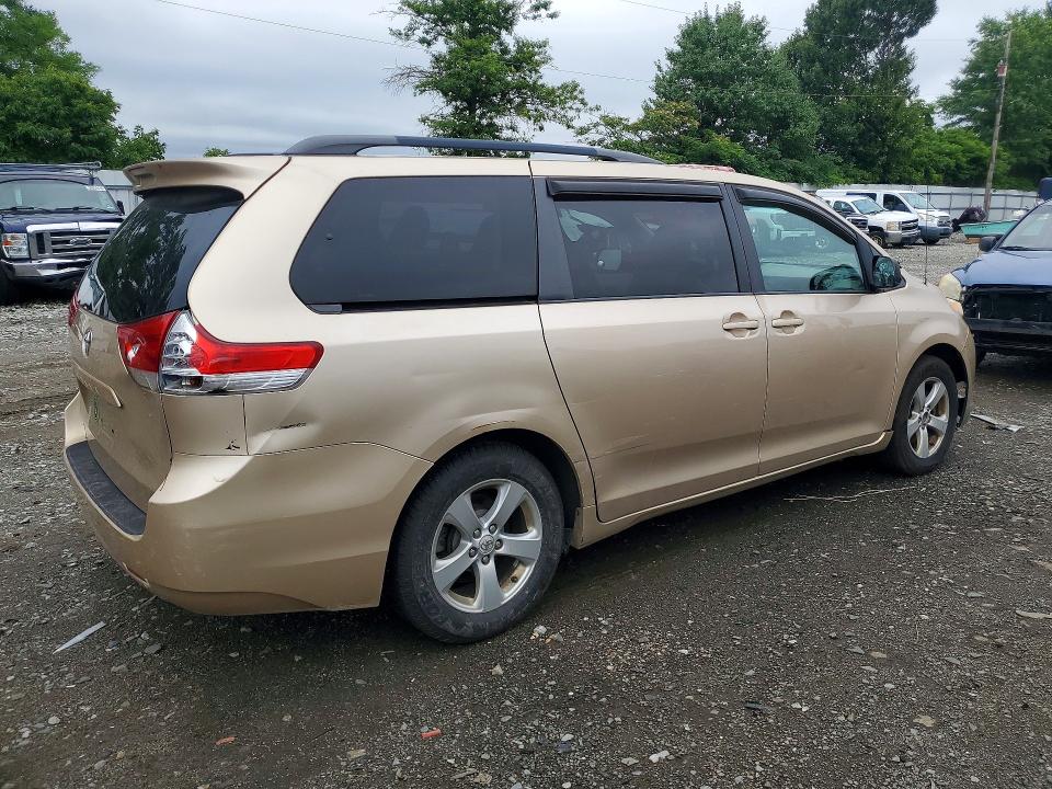 2011 Toyota Sienna VIN 5TDKK3DC2BS086517 COPART salvage auction — MECHANICAL, Nj - Certificate Of Title, sold $1,950 on 2026-07-13 (photo 3)