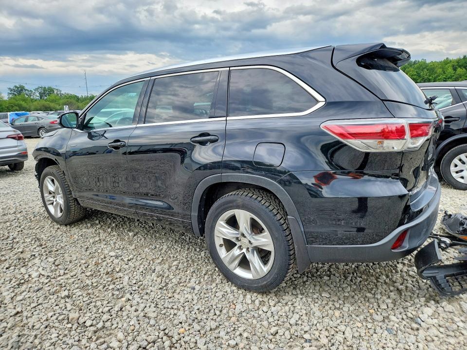 2015 Toyota Highlander VIN 5TDDKRFH3FS162613 COPART salvage auction — FRONT END, Ma - Cert Of Title-Reconstrctd Coll, sold $11,100 on 2026-07-17 (photo 2)