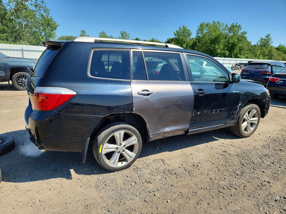 2008 Toyota Highlander VIN JTEES43A882072359 COPART salvage auction — FRONT END, Ma - Certificate Of Title, sold $125 on 2026-07-29 (photo 3)