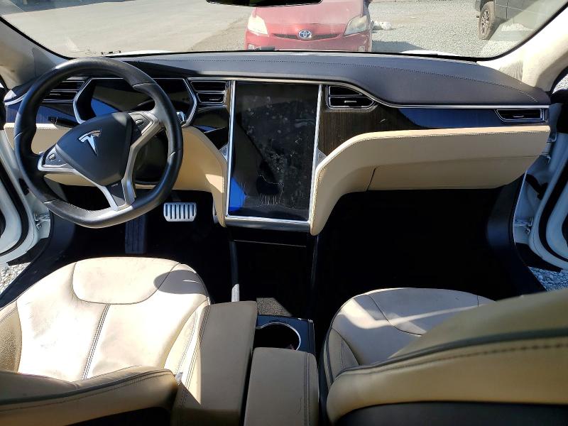 2013 Tesla Model s VIN 5YJSA1DP9DFP13098 COPART salvage auction — REAR END, CA - SALVAGE CERTIFICATE, sold $1,000 on 2026-07-31 (photo 8)