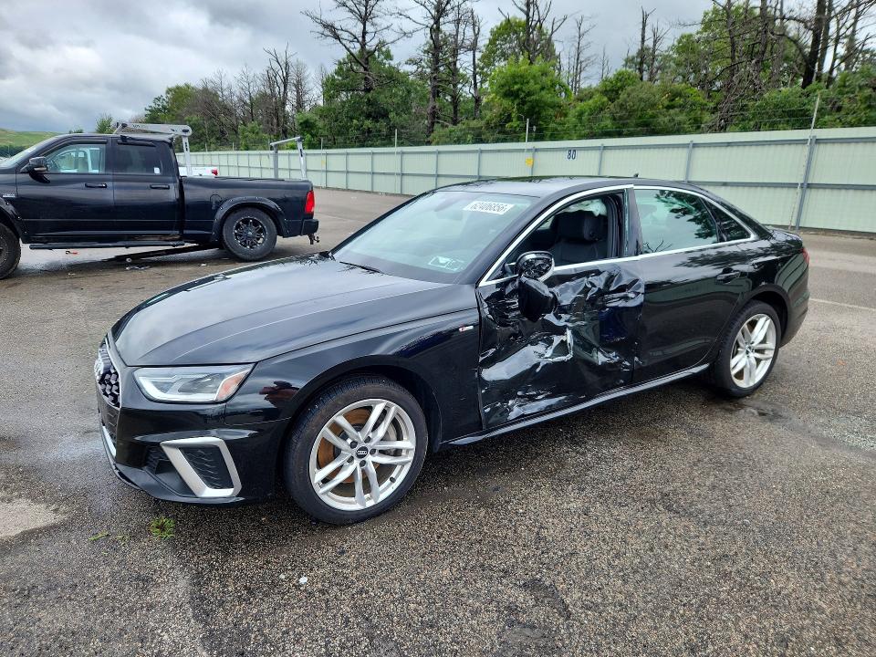 2020 Audi A4 VIN WAUDNAF46LN009468 — COPART salvage auction photo