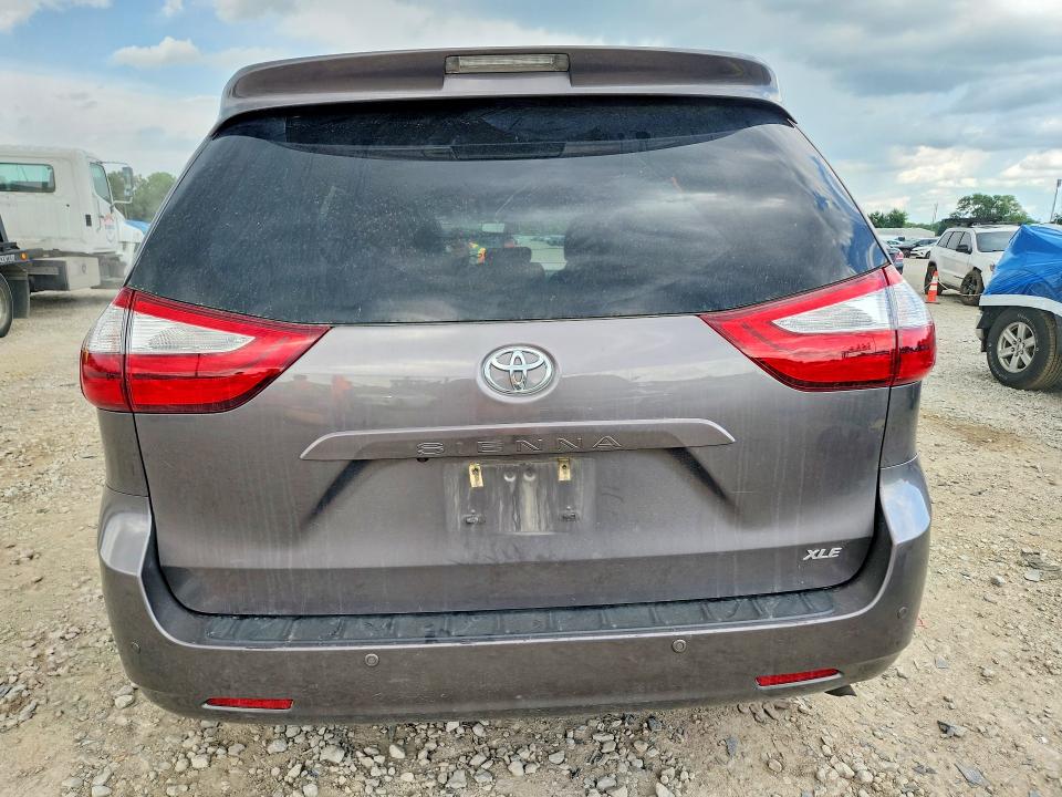 2016 Toyota Sienna VIN 5TDYK3DC7GS735505 COPART salvage auction — FRONT END, OH - CERT OF TITLE-SALVAGE, sold $800 on 2026-07-21 (photo 6)