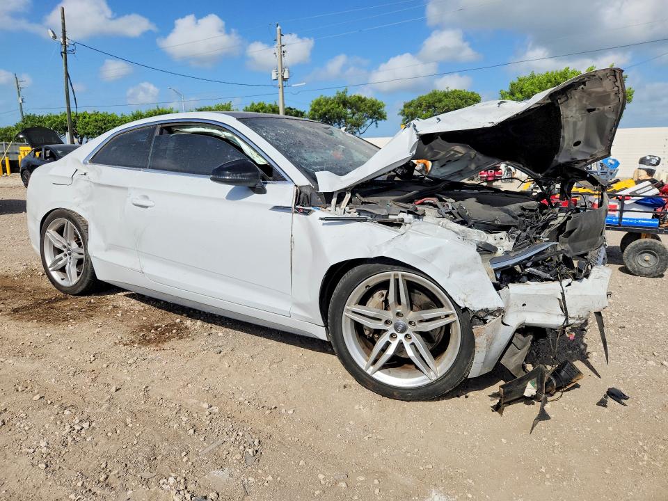 2018 Audi A5 VIN WAUTNAF58JA003437 COPART salvage auction — FRONT END, FL - CERT OF TITLE SLVG REBUILDABLE, sold $525 on 2026-07-22 (photo 4)