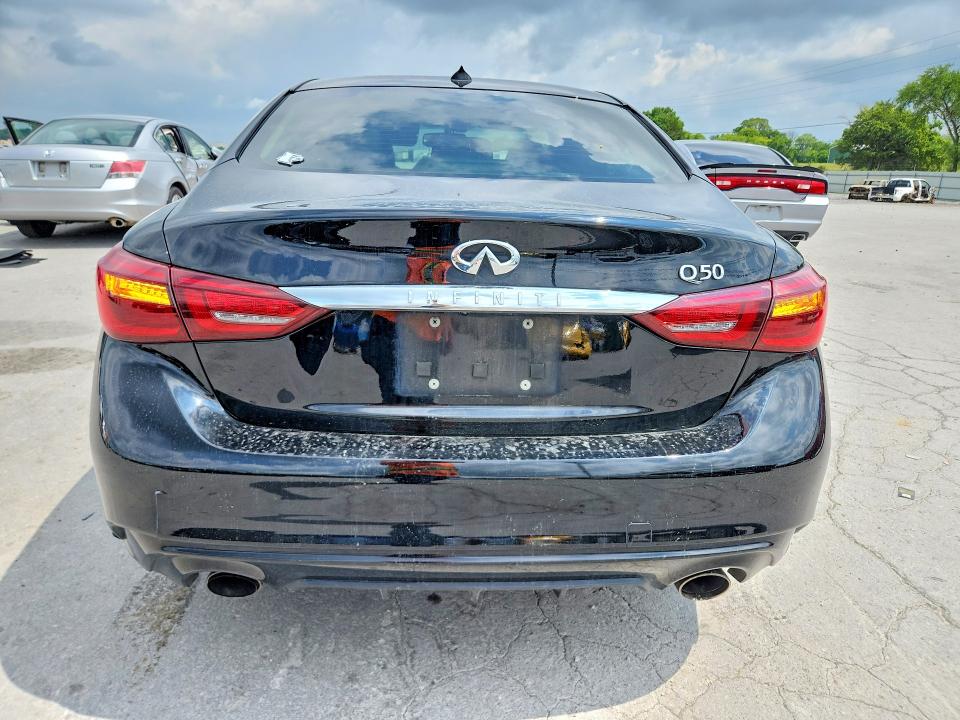 2020 Infiniti Q50 VIN JN1EV7AP2LM205346 COPART salvage auction — FRONT END, TN - SALVAGE CERTIFICATE (P), sold $975 on 2026-07-20 (photo 6)