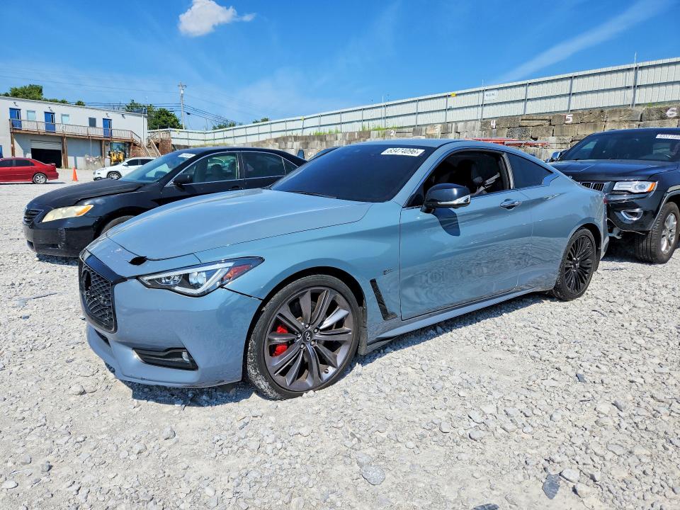 2022 Infiniti Q60 VIN JN1FV7LL2NM681002 — COPART salvage auction photo