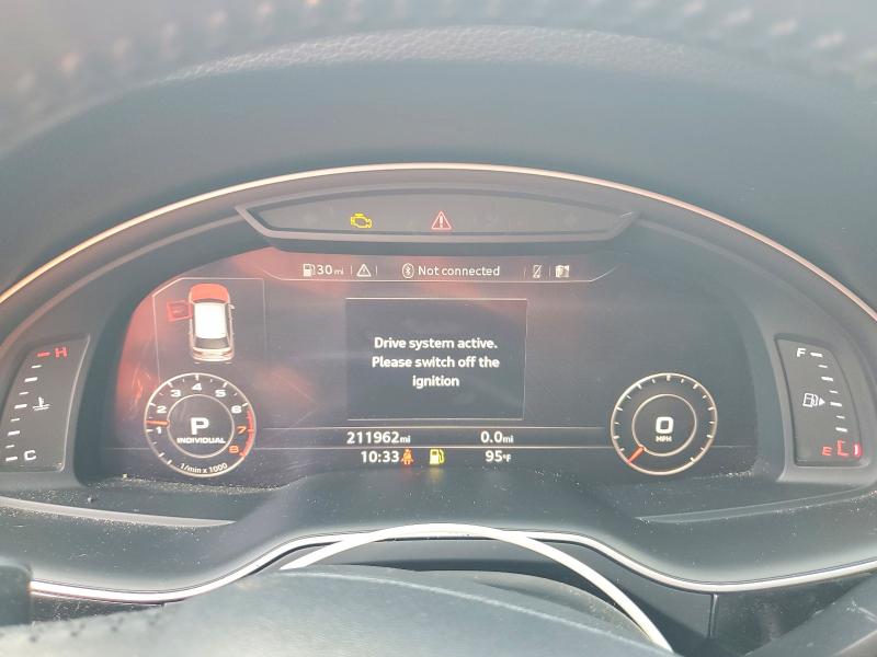 2019 Audi Q7 VIN WA1LAAF73KD014615 COPART salvage auction — MINOR DENT/SCRATCHES, FL - CERTIFICATE OF TITLE (P), sold $2,550 on 2026-07-27 (photo 9)
