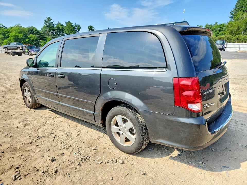 2012 Dodge Caravan VIN 2C4RDGDG3CR172142 COPART salvage auction — FRONT END, Ma - Cert Of Title-Reconstrctd Coll, sold $250 on 2026-07-27 (photo 2)