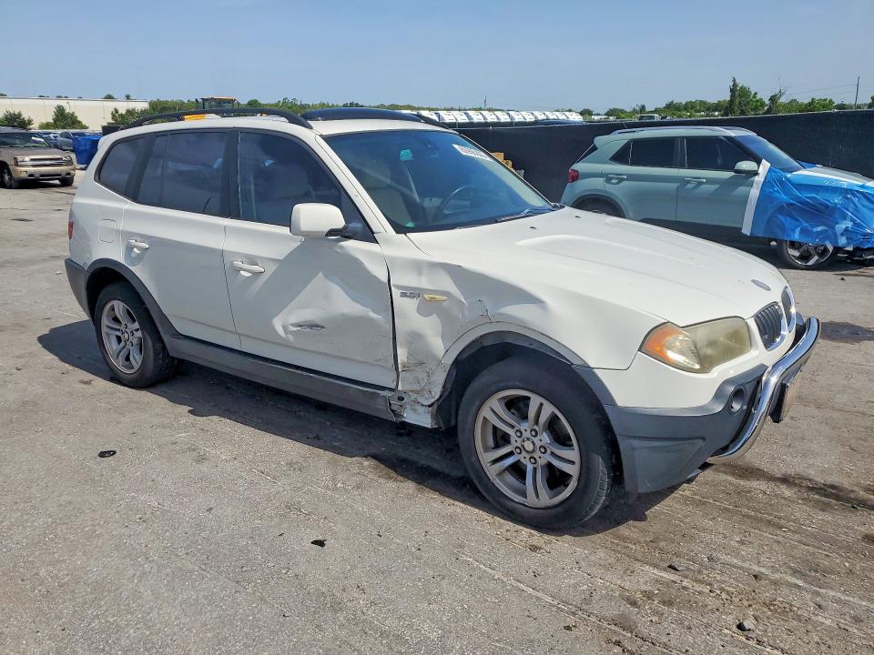 2005 BMW X3 VIN WBXPA93495WD17803 COPART salvage auction — SIDE, FL - CERT OF TITLE SLVG REBUILDABLE, sold $15 on 2026-07-30 (photo 4)