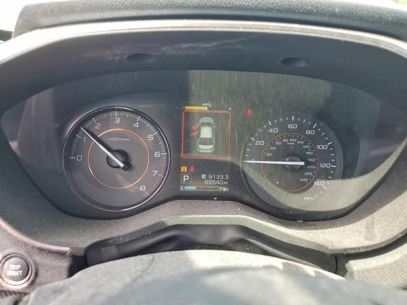 2018 Subaru Xv VIN JF2GTADC5JH314022 COPART salvage auction — HAIL, Salvage Title, sold $7,600 on 2026-08-26 (photo 9)