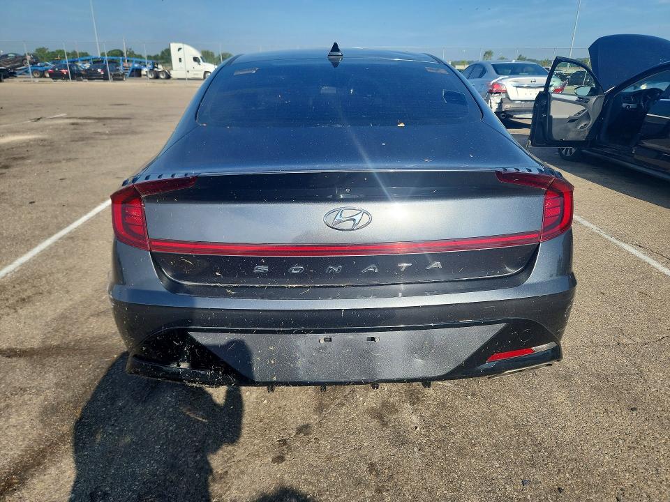 2023 Hyundai Sonata VIN KMHL64JA8PA291681 COPART salvage auction — FRONT END, Oh - Certificate Of Title (P), sold $3,000 on 2026-07-15 (photo 6)