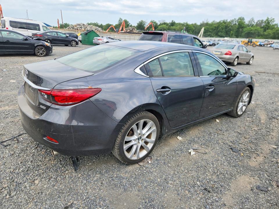 2014 Mazda 6 VIN JM1GJ1T63E1124136 COPART salvage auction — WATER/FLOOD, NJ - CERT OF TITLE-SALVAGE FLOOD (P), sold $725 on 2026-07-24 (photo 3)