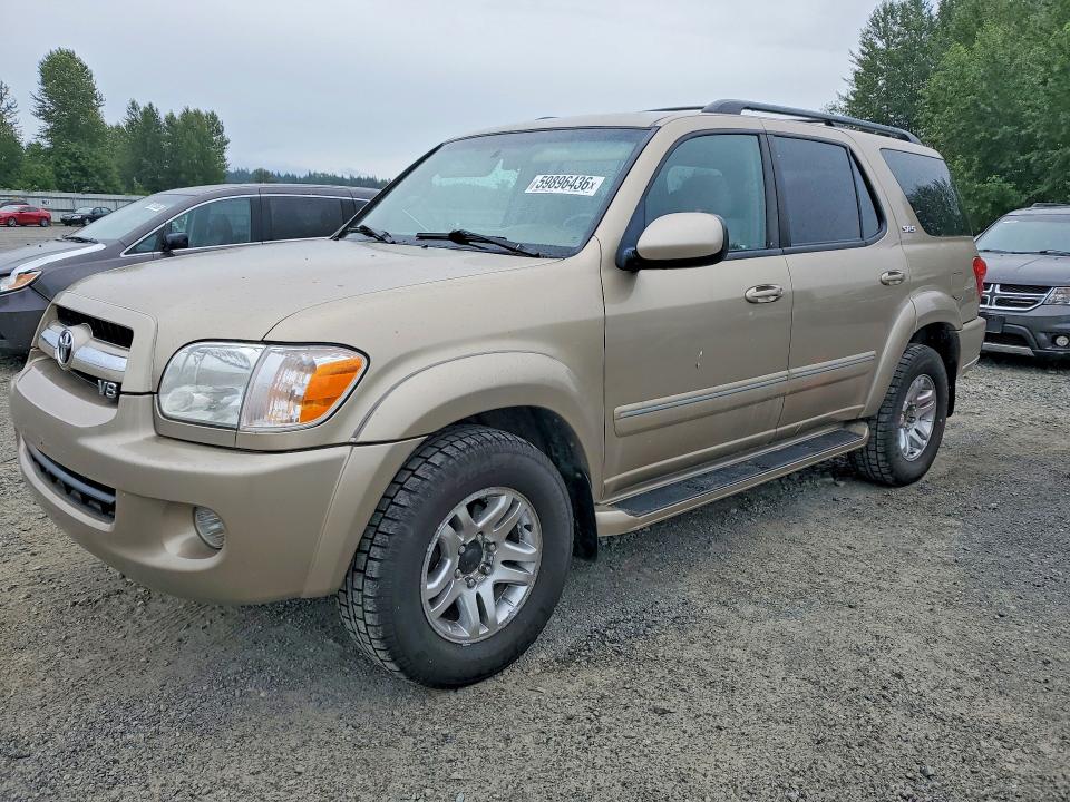 2006 Toyota Sequoia VIN 5TDBT44A26S264546 COPART salvage auction — FRONT END, Wa - Vehicle Cert Of Ownership-Titl, sold $4,524 on 2026-07-08 (photo 1)