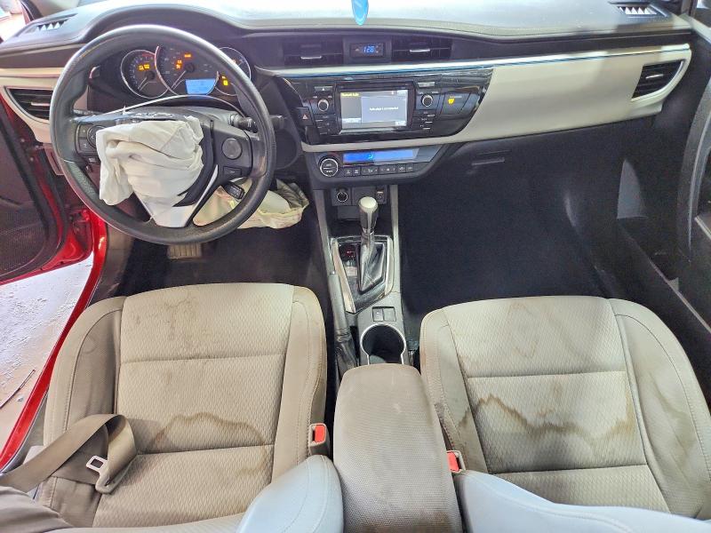 2016 Toyota Corolla VIN 5YFBURHE2GP510335 COPART salvage auction — FRONT END, Pa - Cert Of Salv-R=Reconstructed, sold $175 on 2026-07-23 (photo 8)