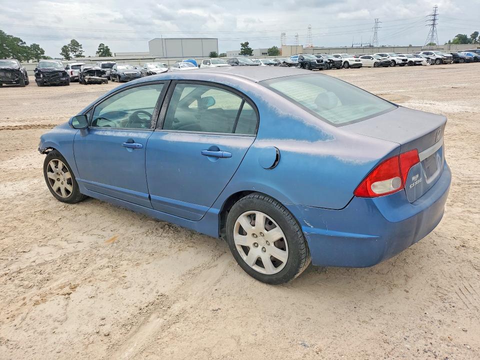 2011 Honda Civic VIN 2HGFA1F58BH506577 COPART salvage auction — REAR END, Tx - Certificate Of Title, sold $2,550 on 2026-07-24 (photo 2)