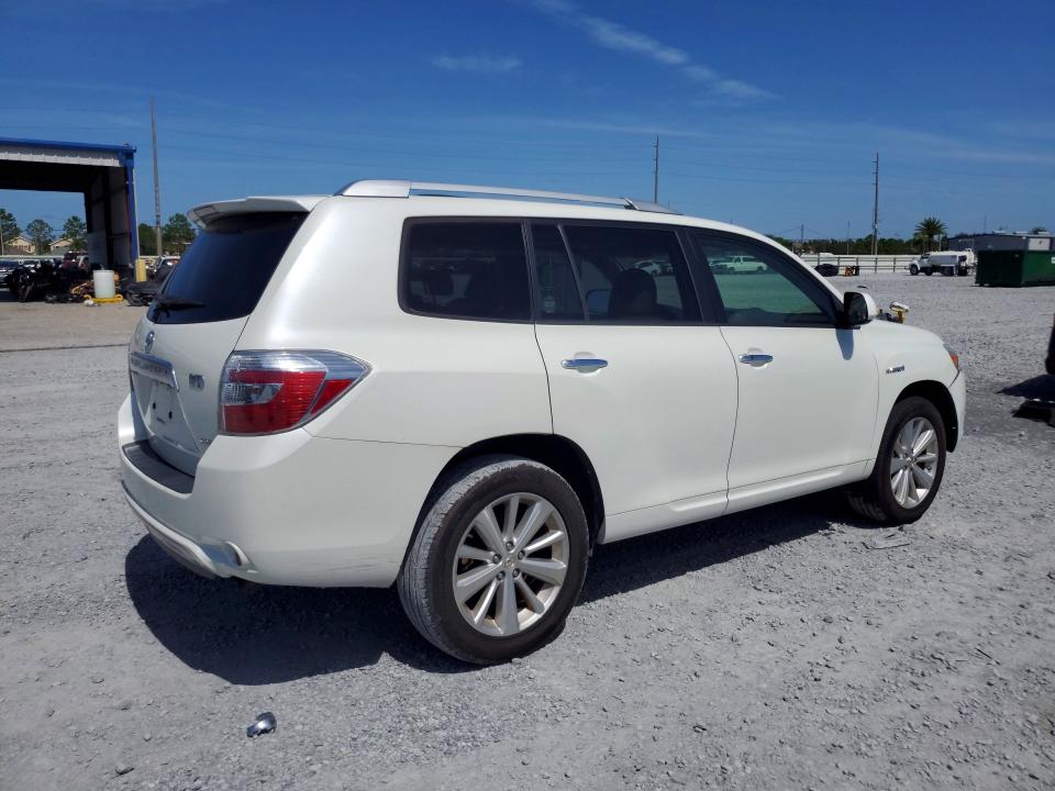 2008 Toyota Highlander hybrid VIN JTEEW44AX82020167 COPART salvage auction — MINOR DENT/SCRATCHES, Fl - Certificate Of Title, sold $1,800 on 2026-07-30 (photo 3)