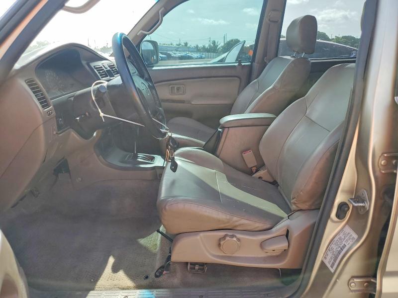 2001 Toyota 4runner VIN JT3GN86R510187391 COPART salvage auction — FRONT END, Fl - Cert Of Title Slvg Rebuildable, sold $20 on 2026-07-29 (photo 7)