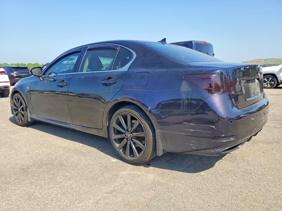 2013 Lexus Gs VIN JTHCE1BL4D5004023 COPART salvage auction — VANDALISM, Ny - Mv-907A Salvage Certificate, sold $1,850 on 2026-07-13 (photo 2)