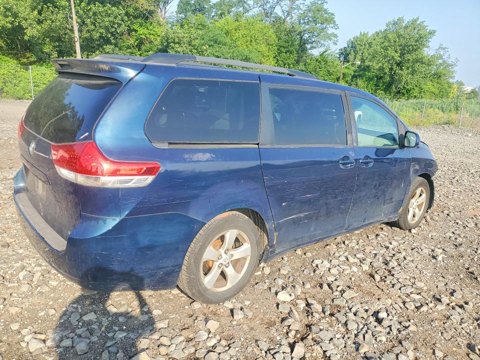 2011 Toyota Sienna VIN 5TDKK3DC9BS139634 COPART salvage auction — FRONT END, NY - MV-907A SALVAGE CERTIFICATE, sold $1,050 on 2026-07-16 (photo 3)