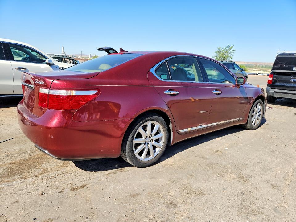 2007 Lexus Ls 460 VIN JTHBL46F875040275 COPART salvage auction — FRONT END, NM - CERTIFICATE OF TITLE (P), sold $250 on 2026-07-21 (photo 3)