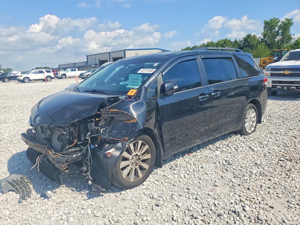 2013 Toyota Sienna VIN 5TDDK3DC4DS066670 COPART salvage auction — FRONT END, MI - CERTIFICATE OF TITLE, sold $2,000 on 2026-07-30 (photo 1)