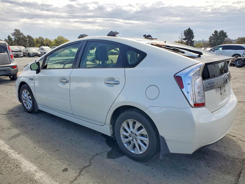 2012 Toyota Prius VIN JTDKN3DP5C3020251 COPART salvage auction — FRONT END, Ca - Salvage Certificate, sold $4,350 on 2026-07-31 (photo 2)