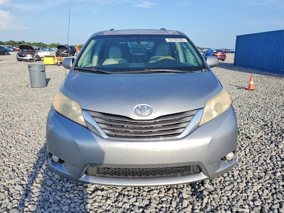 2012 Toyota Sienna VIN 5TDYK3DC1CS239822 COPART salvage auction — REAR END, Fl - Cert Of Title Slvg Rebuildable, sold $1,700 on 2026-07-17 (photo 5)