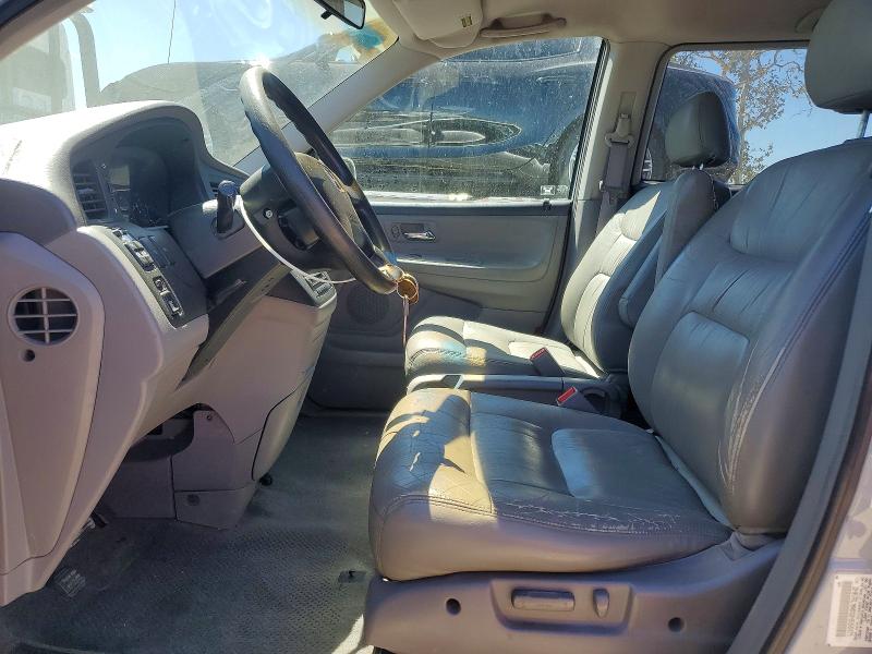 2002 Honda Odyssey VIN 2HKRL18612H555171 COPART salvage auction — FRONT END, CA - SALVAGE CERTIFICATE, sold $900 on 2026-08-04 (photo 7)