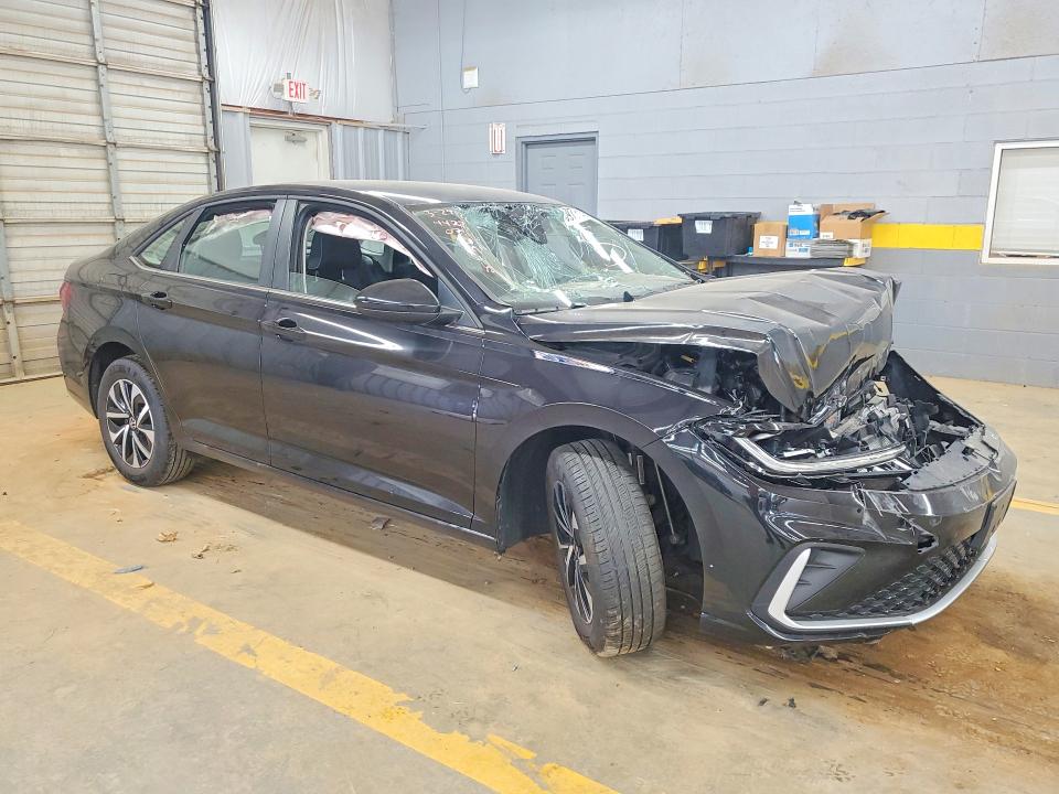2025 Volkswagen Jetta VIN 3VW5X7BU6SM073171 COPART salvage auction — FRONT END, Fl - Certificate Of Destruction, sold $6,900 on 2026-07-21 (photo 4)