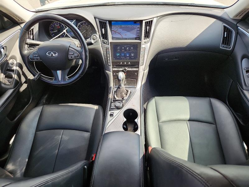 2015 Infiniti Q50 VIN JN1BV7AP5FM331496 COPART salvage auction — FRONT END, Az - Cert Of Title - Salvage, sold $3,200 on 2026-07-31 (photo 8)