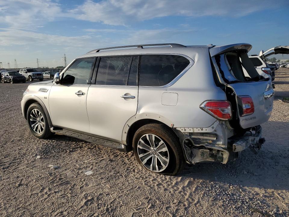 2018 Nissan Armada VIN JN8AY2ND5J9058028 COPART salvage auction — SIDE, Tx - Salvage Vehicle Title, sold $3,100 on 2026-07-31 (photo 2)