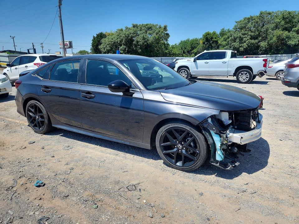 2025 Honda Civic VIN 2HGFE2F53SH539495 COPART salvage auction — FRONT END, Ok - Cert Of Title-Rebuilt, sold $7,100 on 2026-07-28 (photo 4)