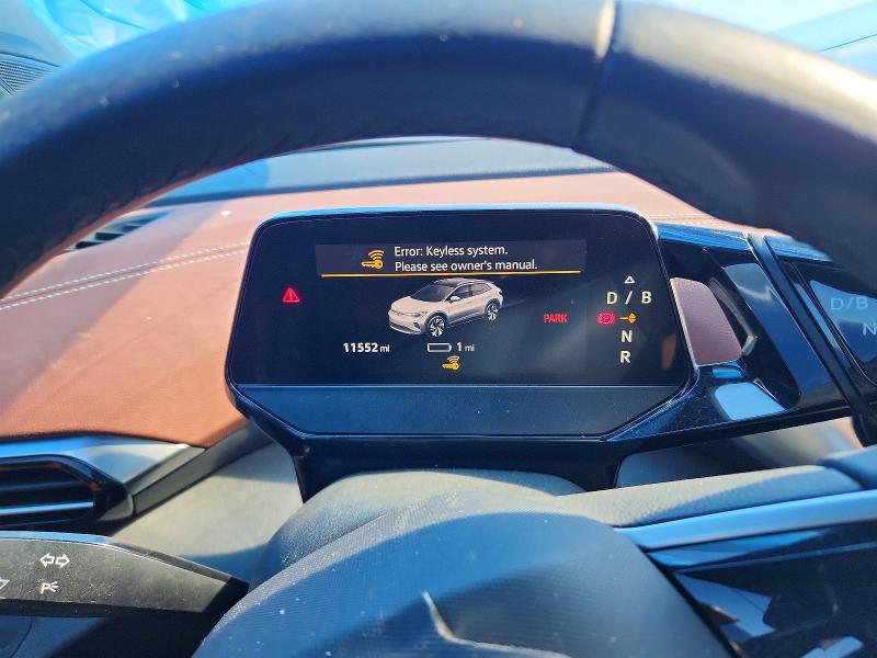 2021 Volkswagen Id.4 VIN WVGUNPE24MP065867 COPART salvage auction — ROLLOVER, OR - SALVAGE TITLE CERTIFICATE, sold $325 on 2026-07-20 (photo 9)