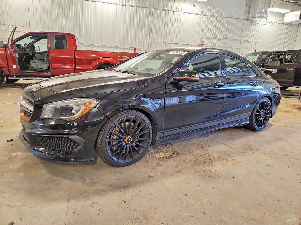 2016 Mercedes-benz Cla-klasse amg VIN WDDSJ5CB1GN354936 COPART salvage auction — HAIL, Mn - Cert Of Title-Salvage, sold $8,900 on 2026-07-16 (photo 1)
