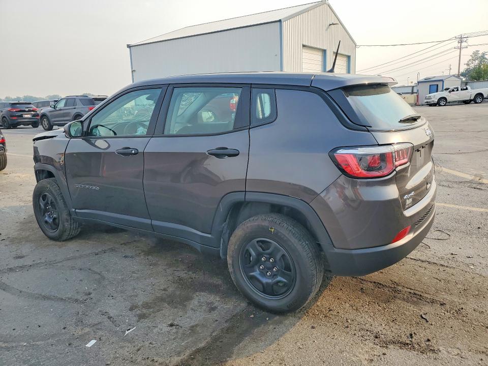 2018 Jeep Compass VIN 3C4NJDAB8JT415596 COPART salvage auction — FRONT END, ID - SALVAGE CERTIFICATE OF TITLE, sold $1,600 on 2026-08-21 (photo 2)