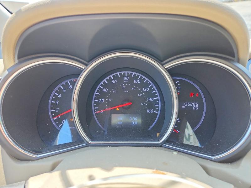 2012 Nissan Murano VIN JN8AZ1MU9CW122018 COPART salvage auction — FRONT END, SC - CERT OF TITLE-SALVAGE, sold $300 on 2026-07-17 (photo 9)