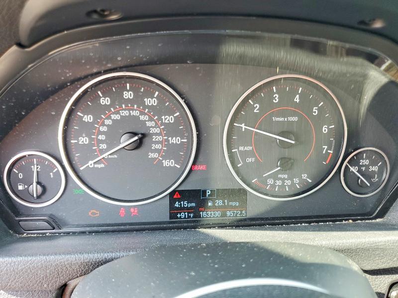 2016 BMW 3er VIN WBA8E3G57GNT76356 COPART salvage auction — FRONT END, VA - CERTIFICATE OF TITLE, sold $825 on 2026-07-29 (photo 9)