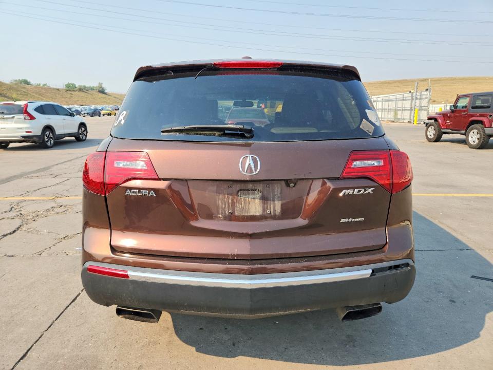 2011 Acura Mdx VIN 2HNYD2H65BH501227 COPART salvage auction — MECHANICAL, Co - Certificate Of Title, sold $675 on 2026-08-03 (photo 6)