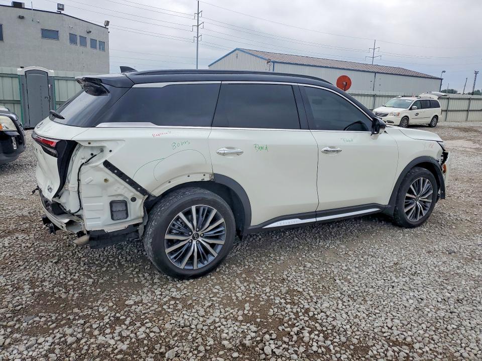 2023 Infiniti Qx60 VIN 5N1DL1HU2PC362048 COPART salvage auction — REAR END, Oh - Cert Of Title-Salvage, sold $16,300 on 2026-07-17 (photo 3)