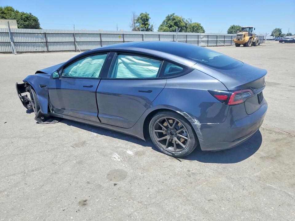 2022 Tesla Model 3 VIN 5YJ3E1EA3NF321092 COPART salvage auction — FRONT END, Ca - Salvage Certificate, sold $4,050 on 2026-07-24 (photo 2)