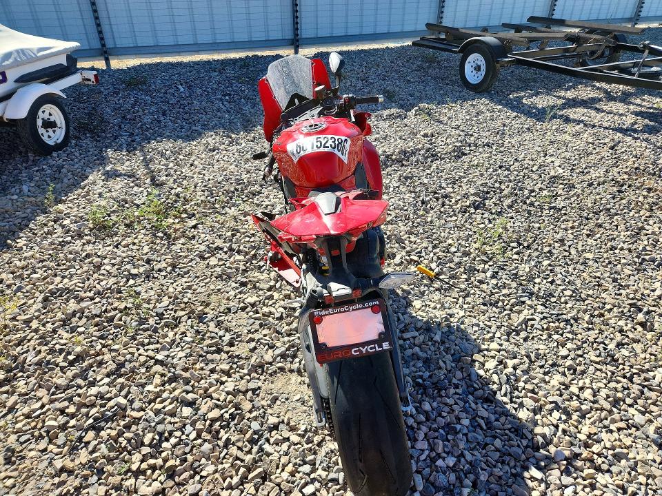 2026 Ducati Panigale VIN ZDMDAG6WXTB007974 COPART salvage auction — FRONT END, UT - SALVAGE CERTIFICATE, sold $12,000 on 2026-08-14 (photo 4)