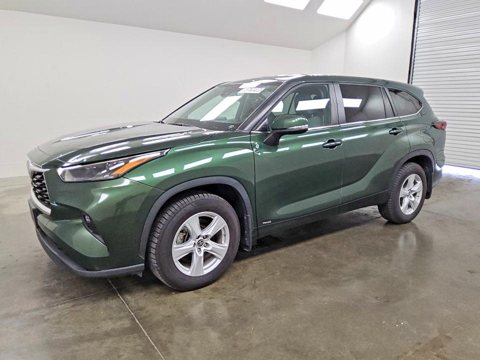 2024 Toyota Highlander hybrid VIN 5TDBBRCH5RS616117 COPART salvage auction — HAIL, Tx - Certificate Of Title, sold $15,600 on 2026-07-28 (photo 1)