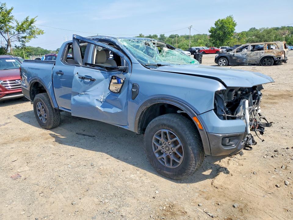 2024 Ford Ranger VIN 1FTER4HP8RLE00324 COPART salvage auction — ROLLOVER, Mi - Scrap Certificate Of Title (P), sold $8,600 on 2026-07-30 (photo 4)
