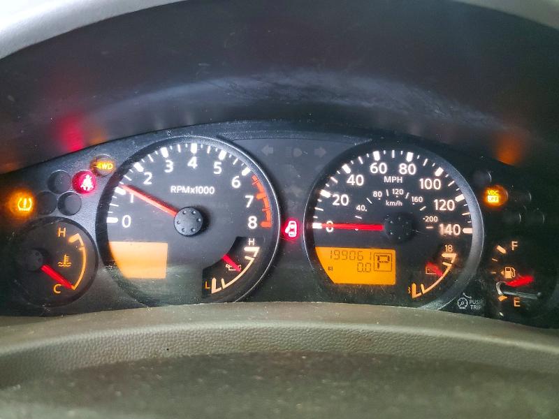 2011 Nissan Xterra VIN 5N1AN0NW0BC521400 COPART salvage auction — FRONT END, Nh - Certificate Of Title (P), sold $1,250 on 2026-07-09 (photo 9)