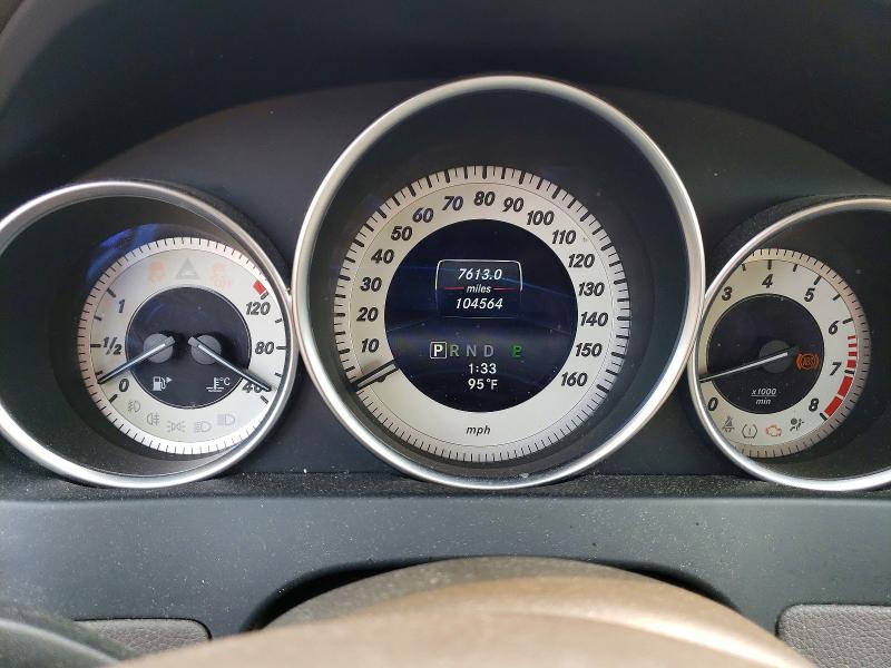 2014 Mercedes-benz C-klasse VIN WDDGF8ABXER302674 COPART salvage auction — FRONT END, Ct - Cert Of Title-Salvage, sold $550 on 2026-07-31 (photo 9)