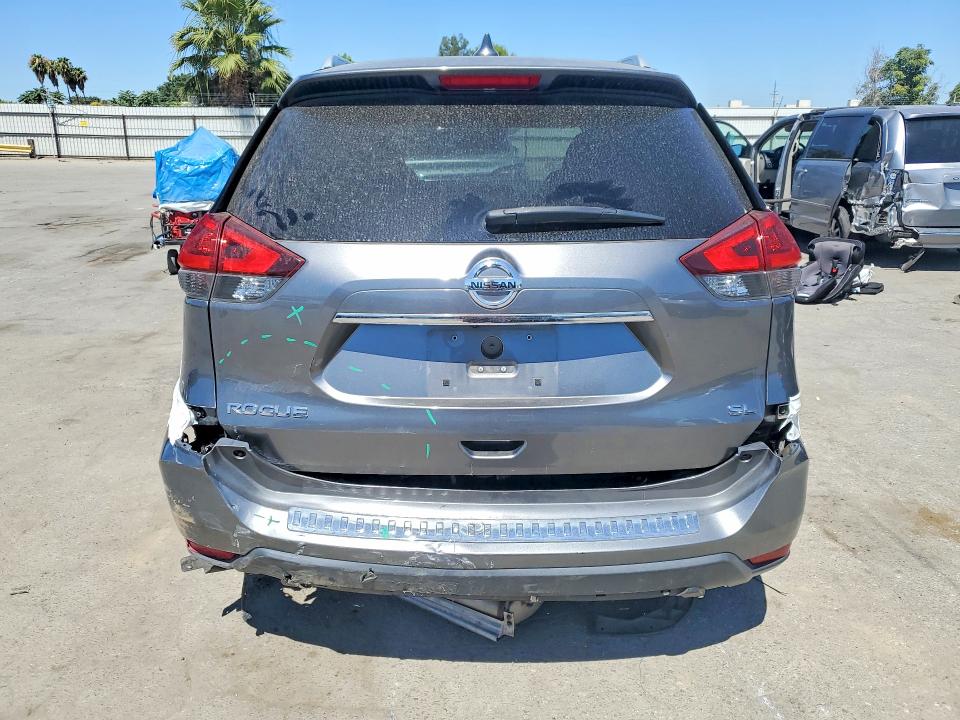 2018 Nissan Rogue VIN JN8AT2MT4JW465010 COPART salvage auction — REAR END, Ca - Salvage Certificate, sold $275 on 2026-07-24 (photo 6)