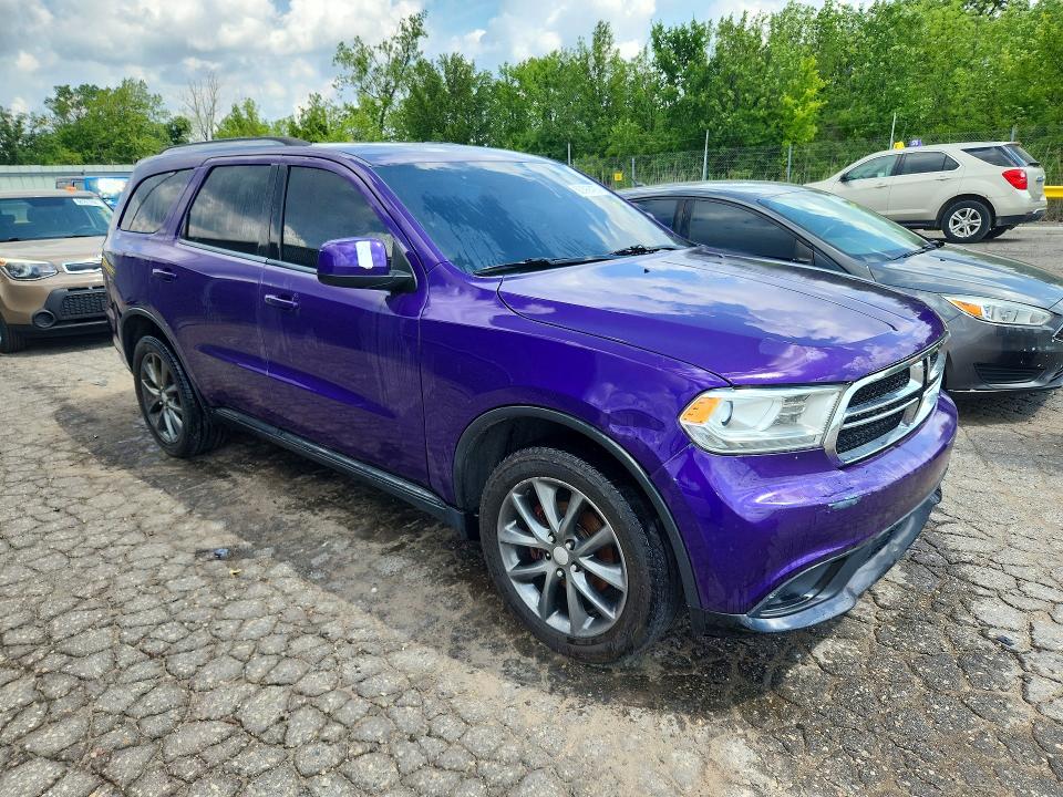 2014 Dodge Durango VIN 1C4RDJAG5EC428679 COPART salvage auction — MINOR DENT/SCRATCHES, Mi - Certificate Of Title, sold $975 on 2026-07-31 (photo 4)
