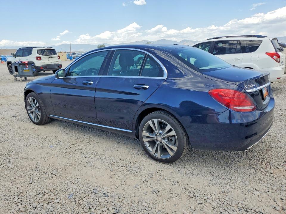 2017 Mercedes-benz C-klasse VIN 55SWF4KB4HU186913 COPART salvage auction — FRONT END, Ut - Salvage Certificate, sold $5,100 on 2026-08-28 (photo 2)