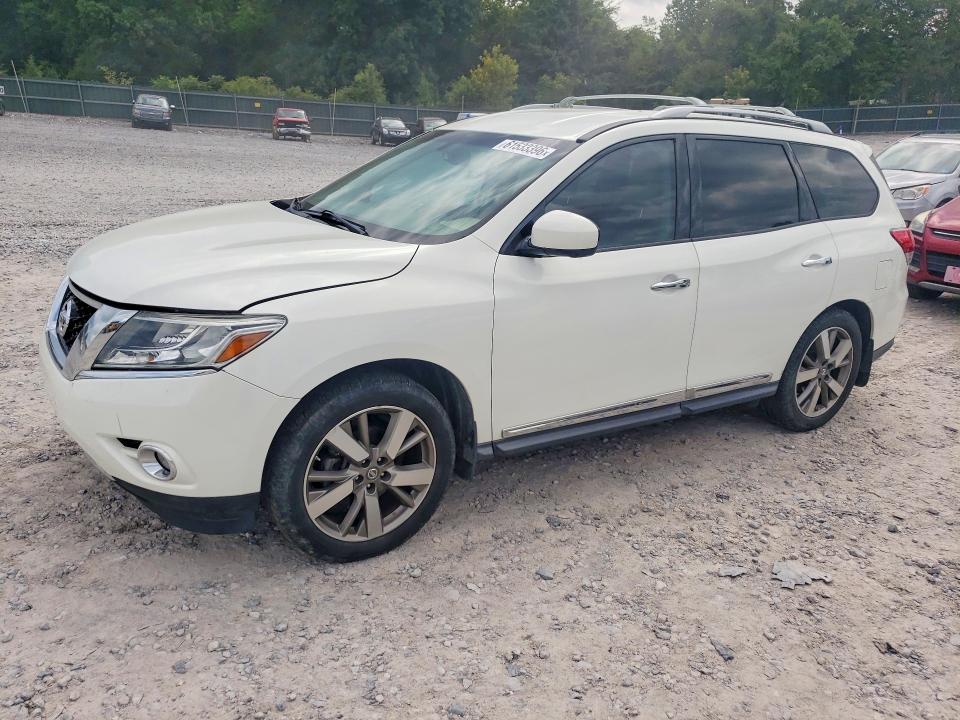 2014 Nissan Pathfinder VIN 5N1AR2MM6EC706331 COPART salvage auction — MINOR DENT/SCRATCHES, SC - CERTIFICATE OF TITLE, sold $550 on 2026-07-24 (photo 1)