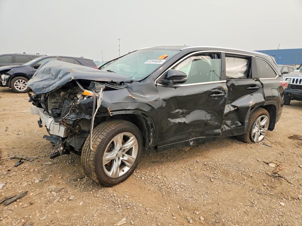 2015 Toyota Highlander VIN 5TDDKRFH1FS081318 COPART salvage auction — FRONT END, MI - DEALER ONLY CLEAN TITLE, sold $375 on 2026-07-24 (photo 1)