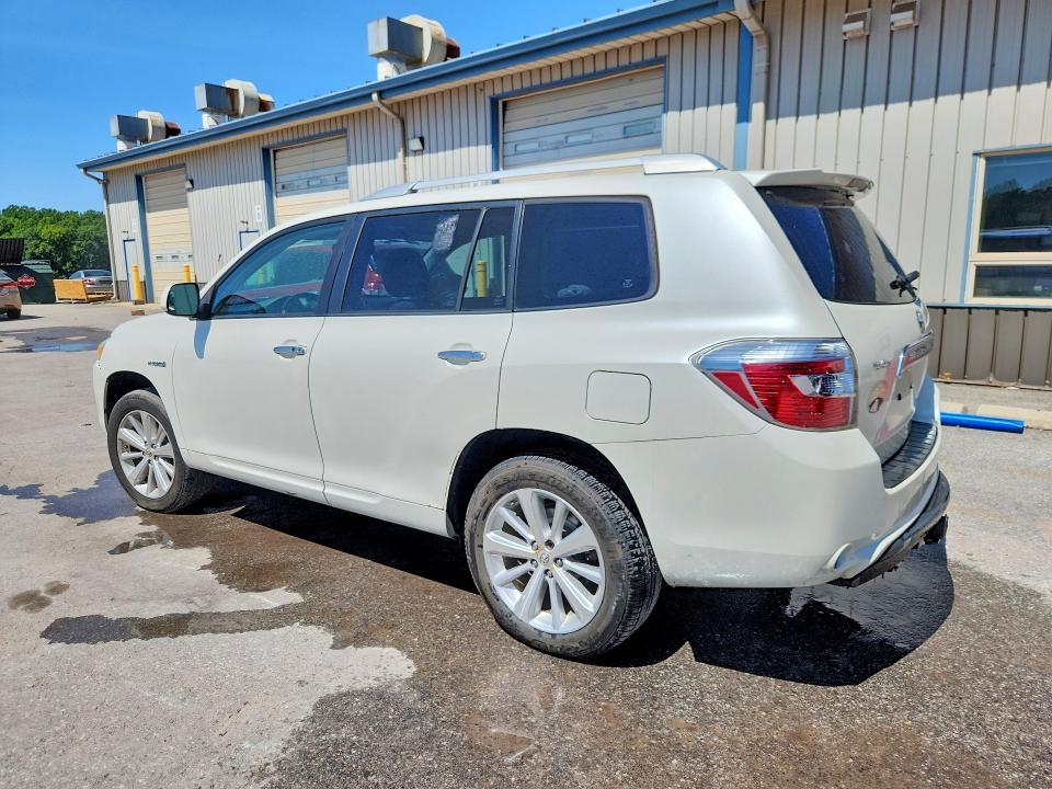 2008 Toyota Highlander hybrid VIN JTEEW41A982011089 COPART salvage auction — FRONT END, Md - Certificate Of Title (P), sold $1,500 on 2026-07-27 (photo 2)